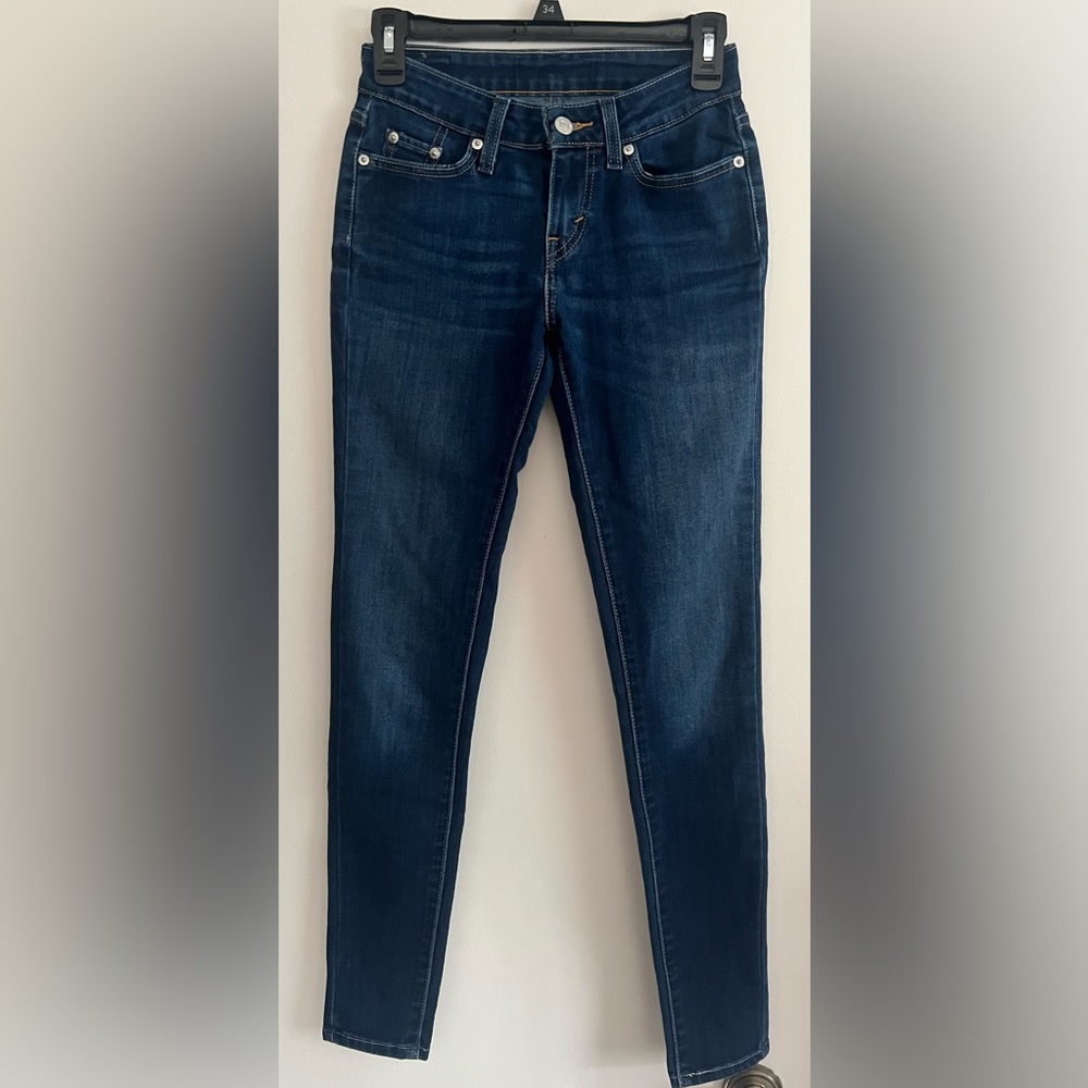 Levi's High-Rise Women’s Dark Blue Skinny Jeans
